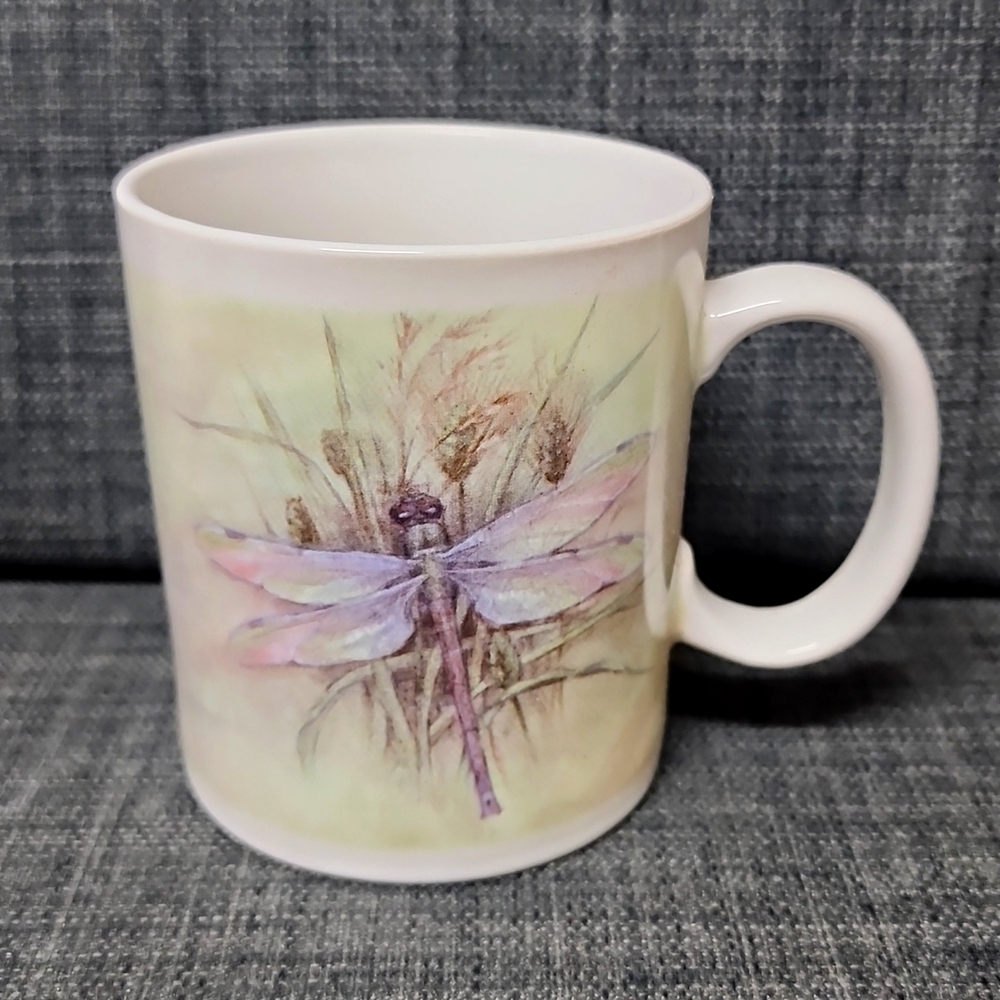 Coffee Mug Cup Dragonfly Ceramic Thirstytone Brand